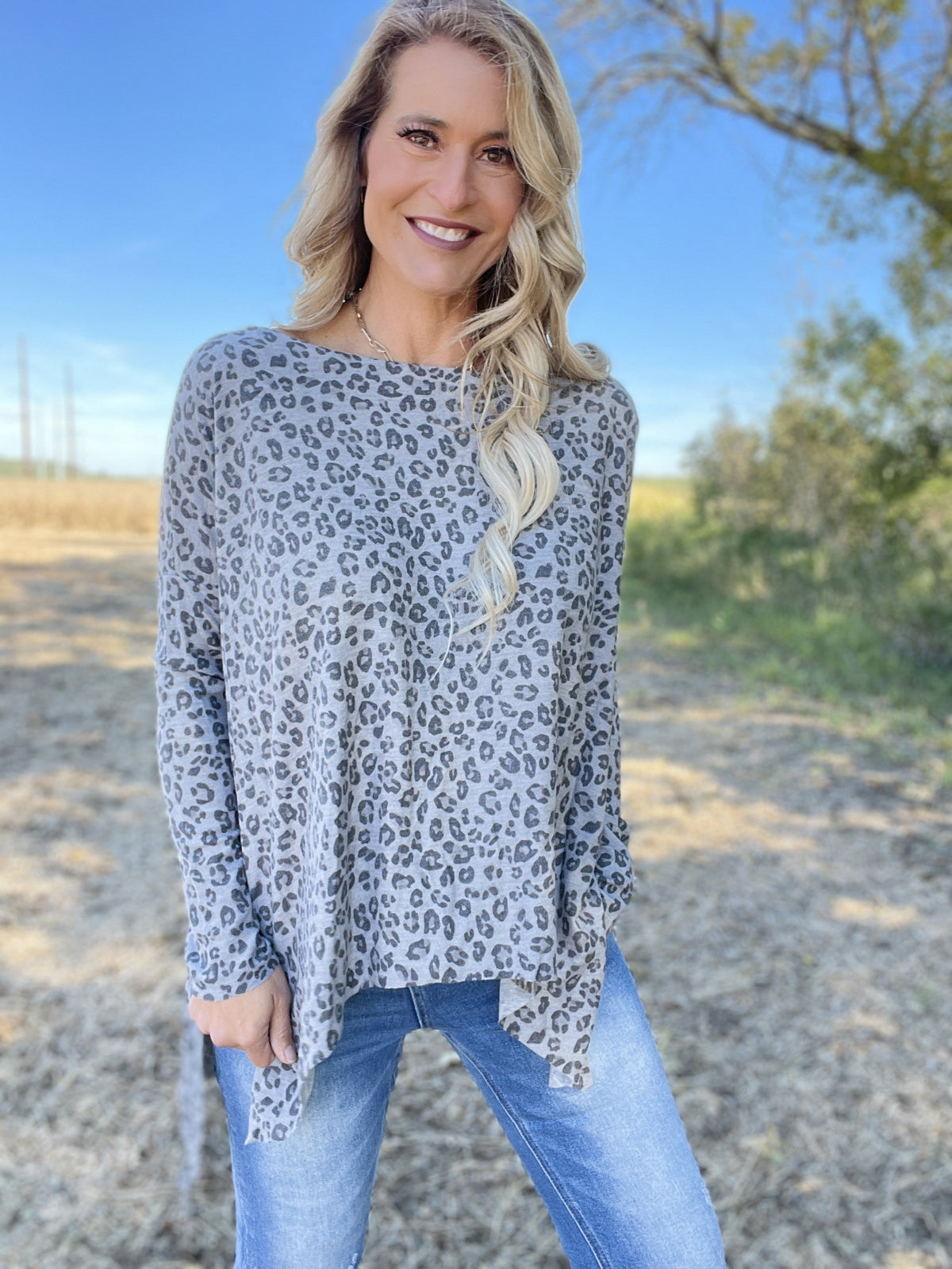 Easy Asymmetrical Top *Final Sale*