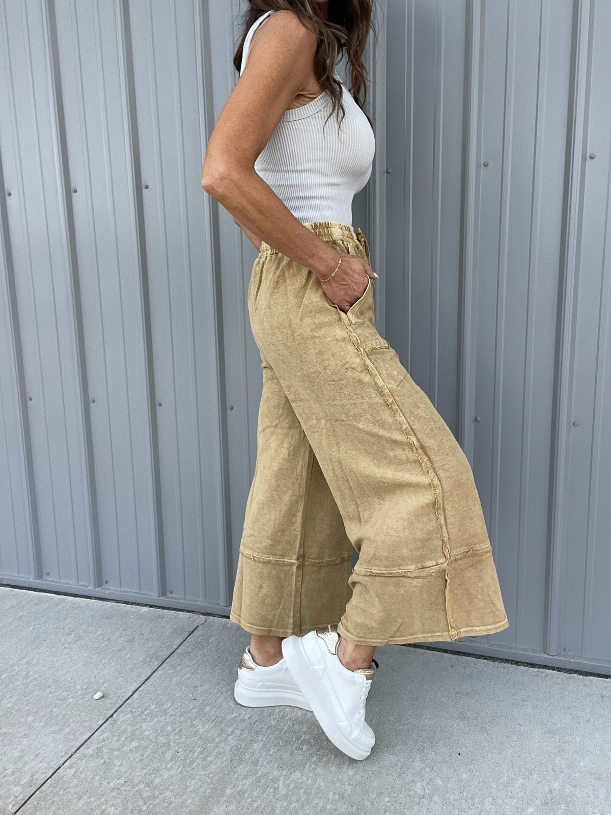 Not The Only One Wide Leg Palazzo Pants In 11 Colors *Final Sale*
