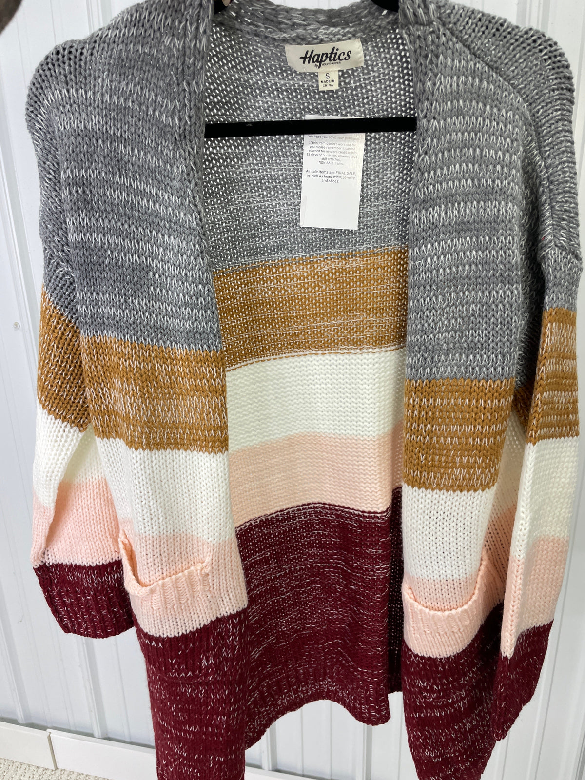 Cover Me Up Striped Cardigan *Final Sale*