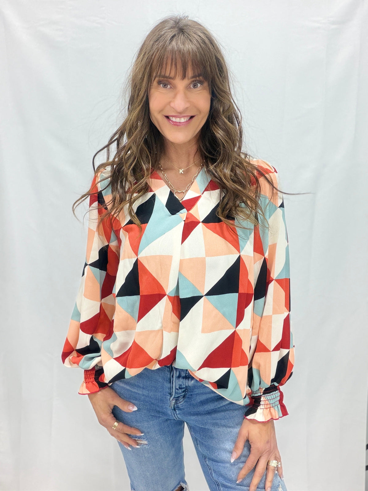 Mosaic Moment Blouse *Final Sale*