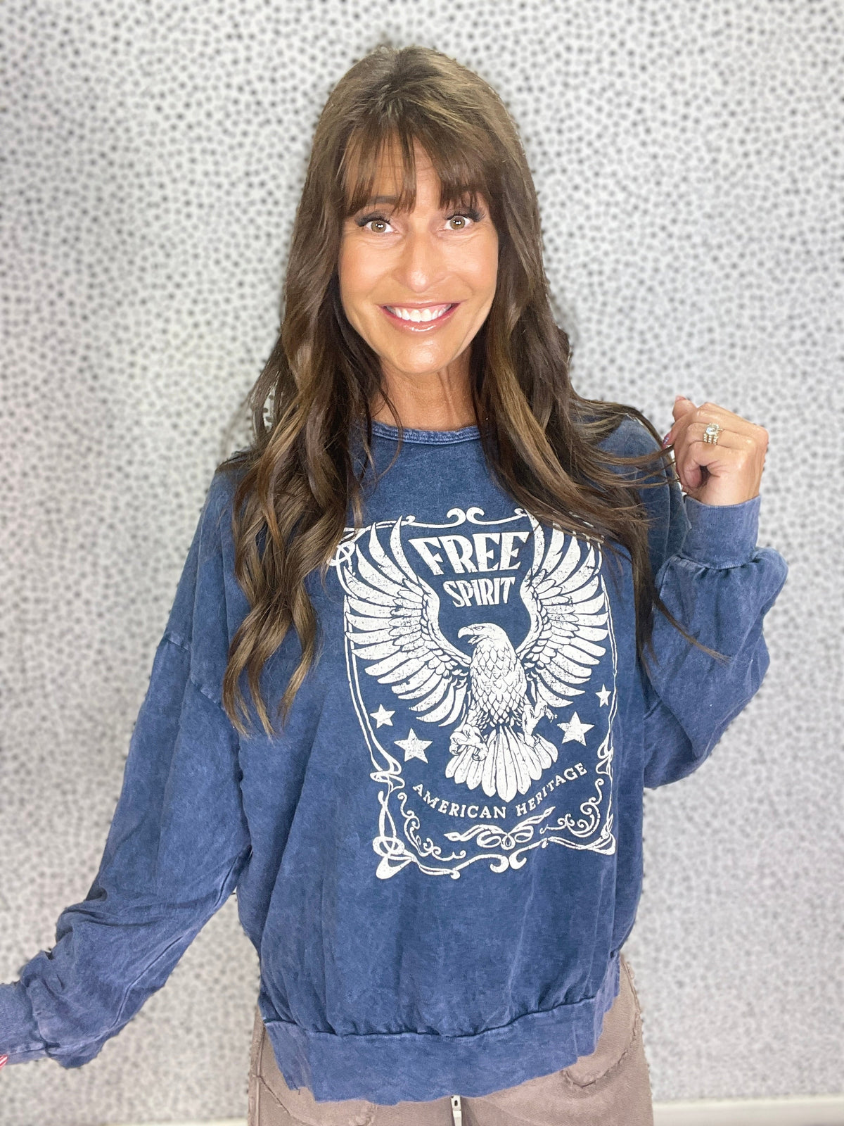 Free Spirit Mineral Wash Sweatshirt in 9 Colors *Final Sale*