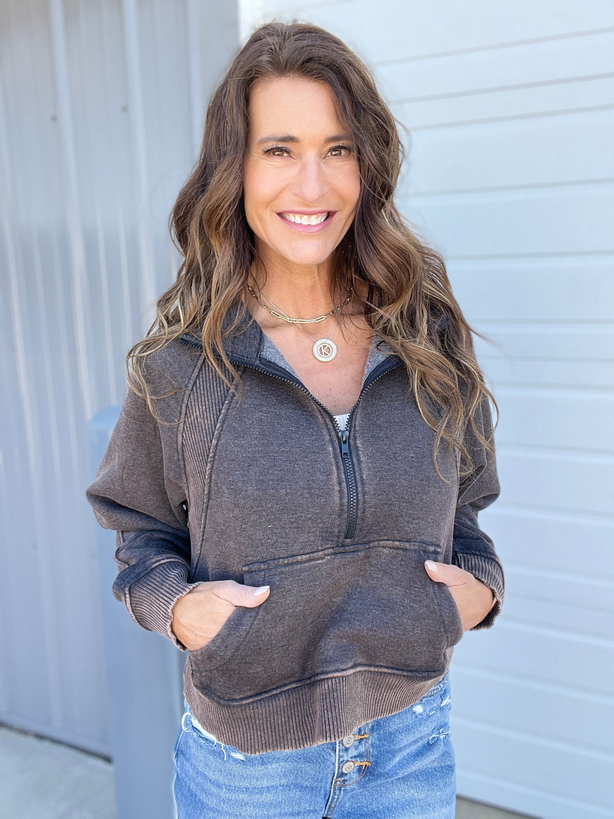 True As Can Be Pullover In 7 Colors: Black, Grey, Mocha, Pink, Rose, Olive, Plum *Final Sale*