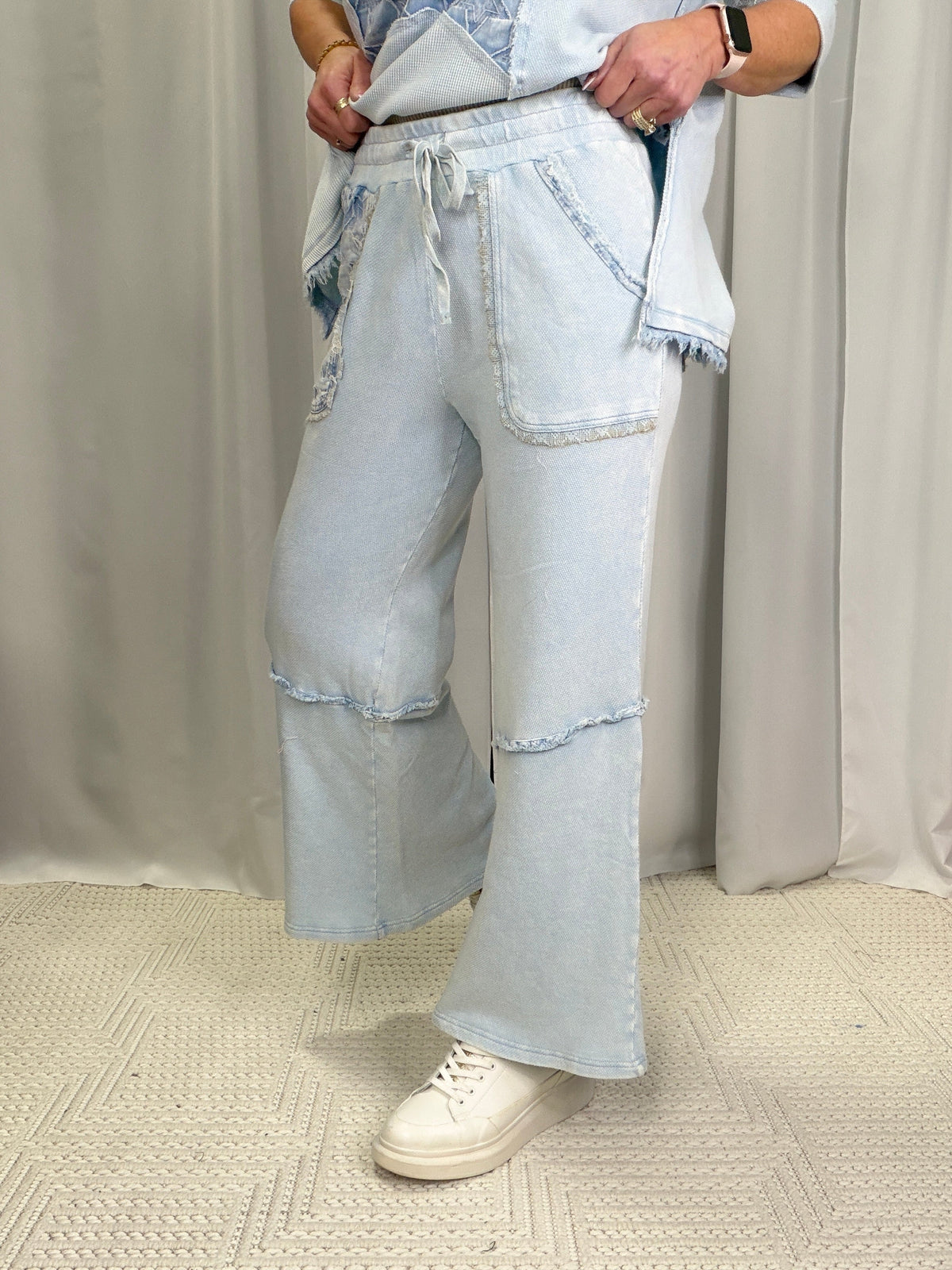 Starry Lounge Wide-Leg Pants in 4 Colors
