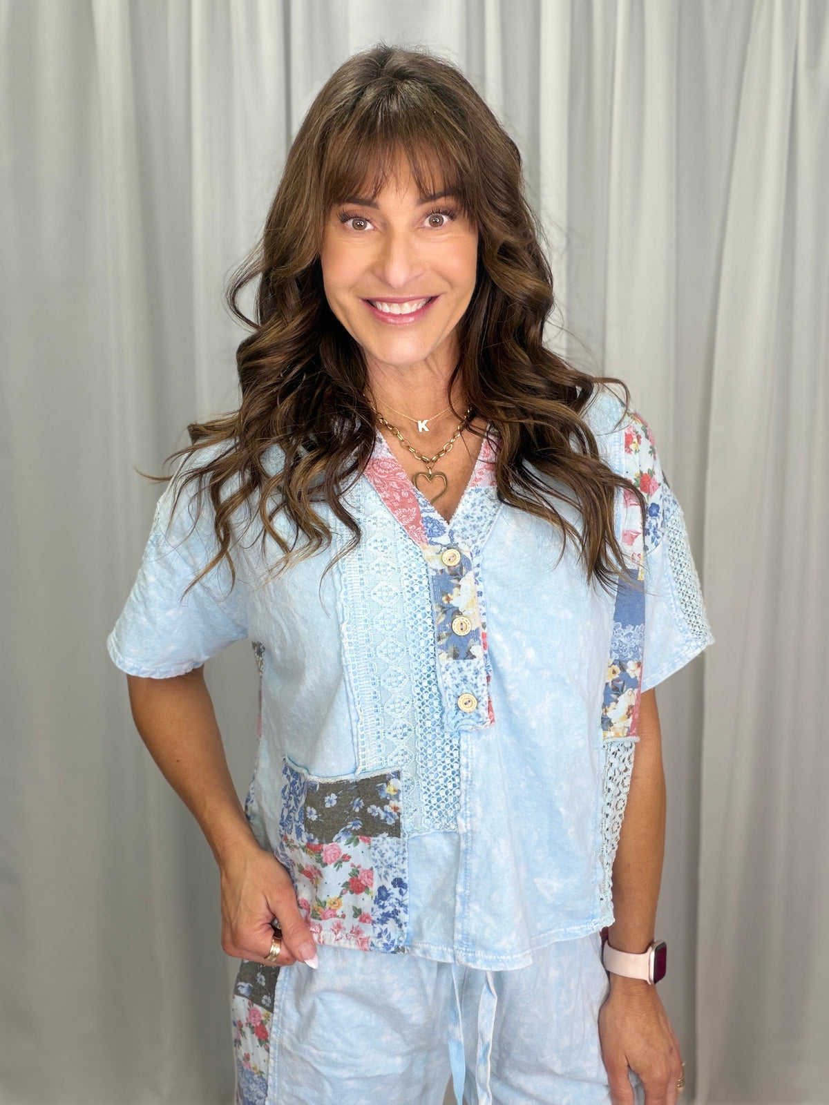 Timeless Tapestry Lace Bandana Blouse in 4 Colors