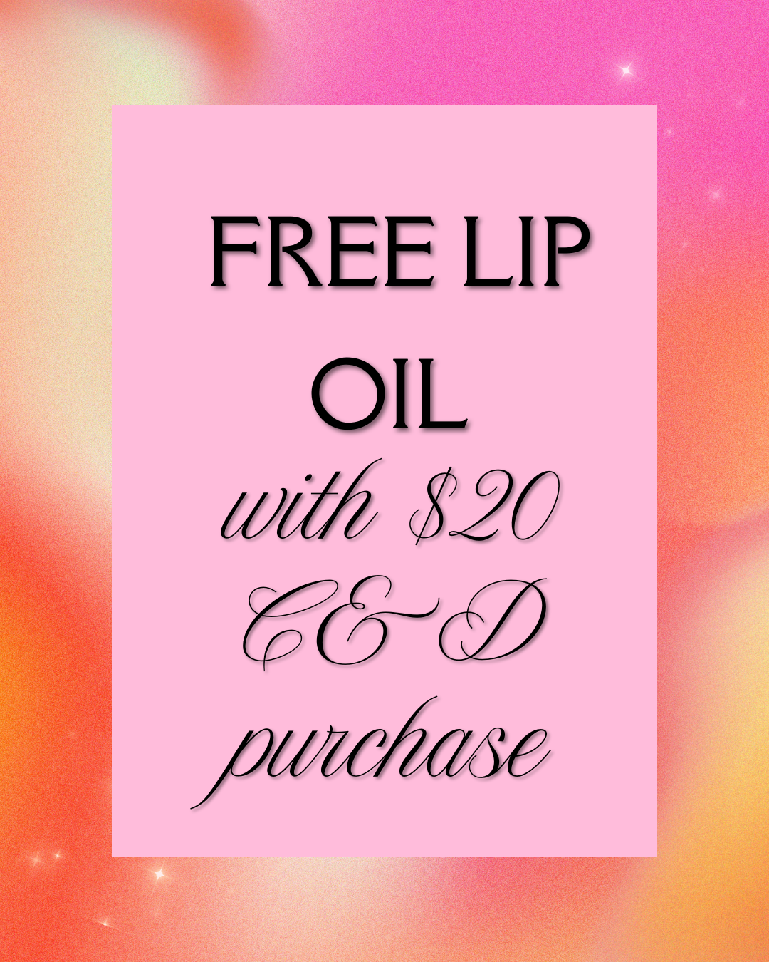 FREE LIP OIL (Live Takeover Order $20+) ONLY