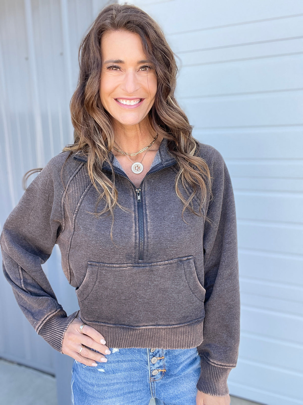 True As Can Be Pullover In 7 Colors: Black, Grey, Mocha, Pink, Rose, Olive, Plum *Final Sale*