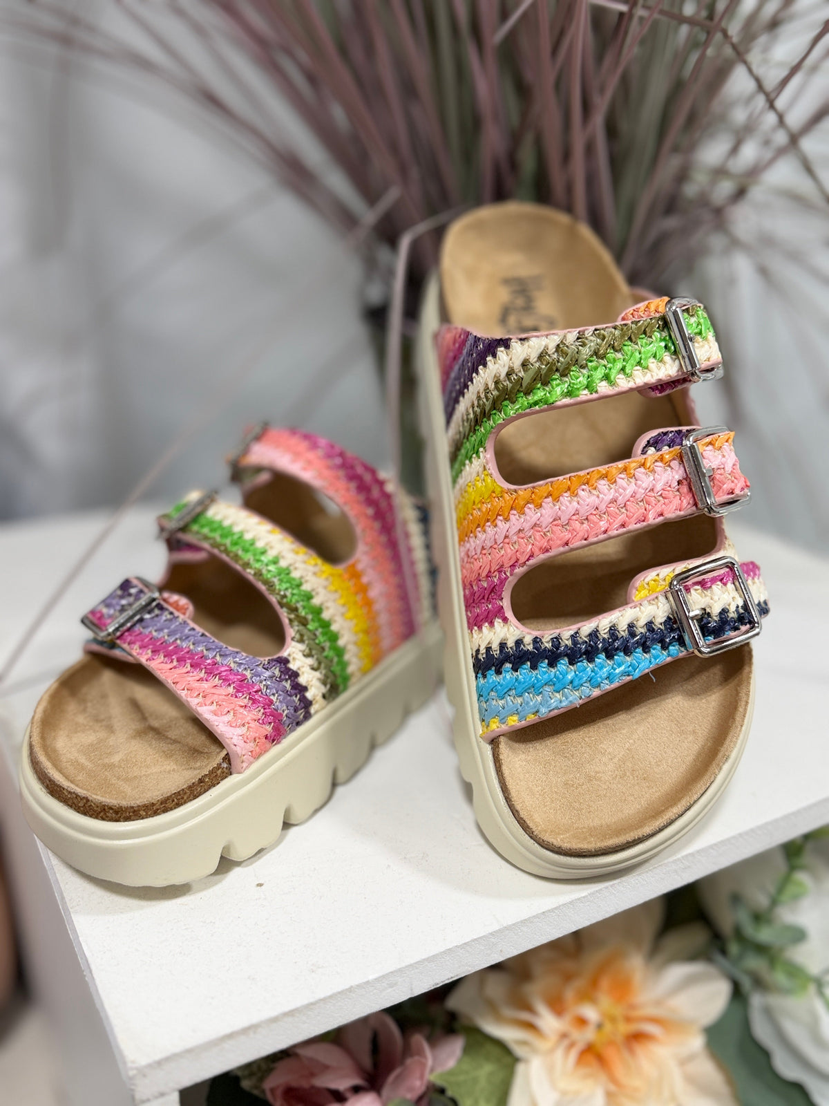 Corkys Threes Company Sandal In Multi