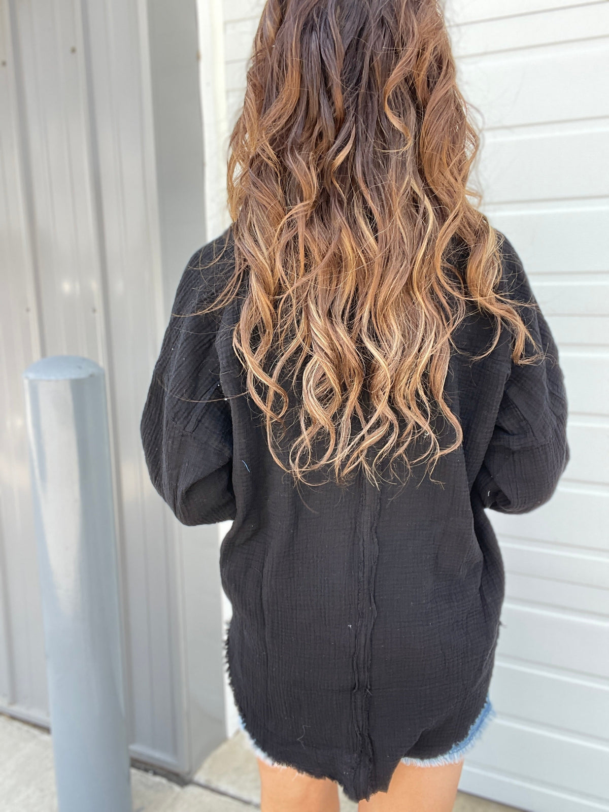 Waiting On You Lightweight Long Sleeve Button Down Top in 5 Colors *Final Sale*