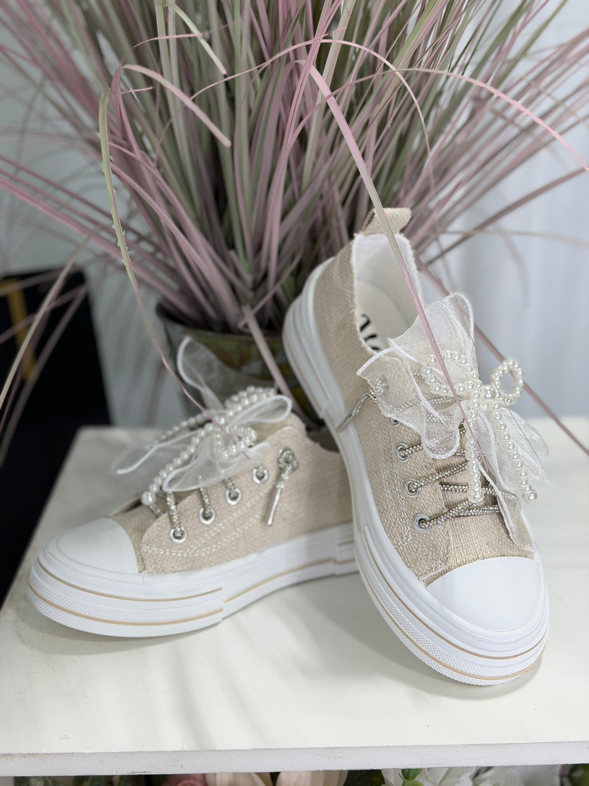 Very G Aman Natural Pearl Sneakers *Final Sale*