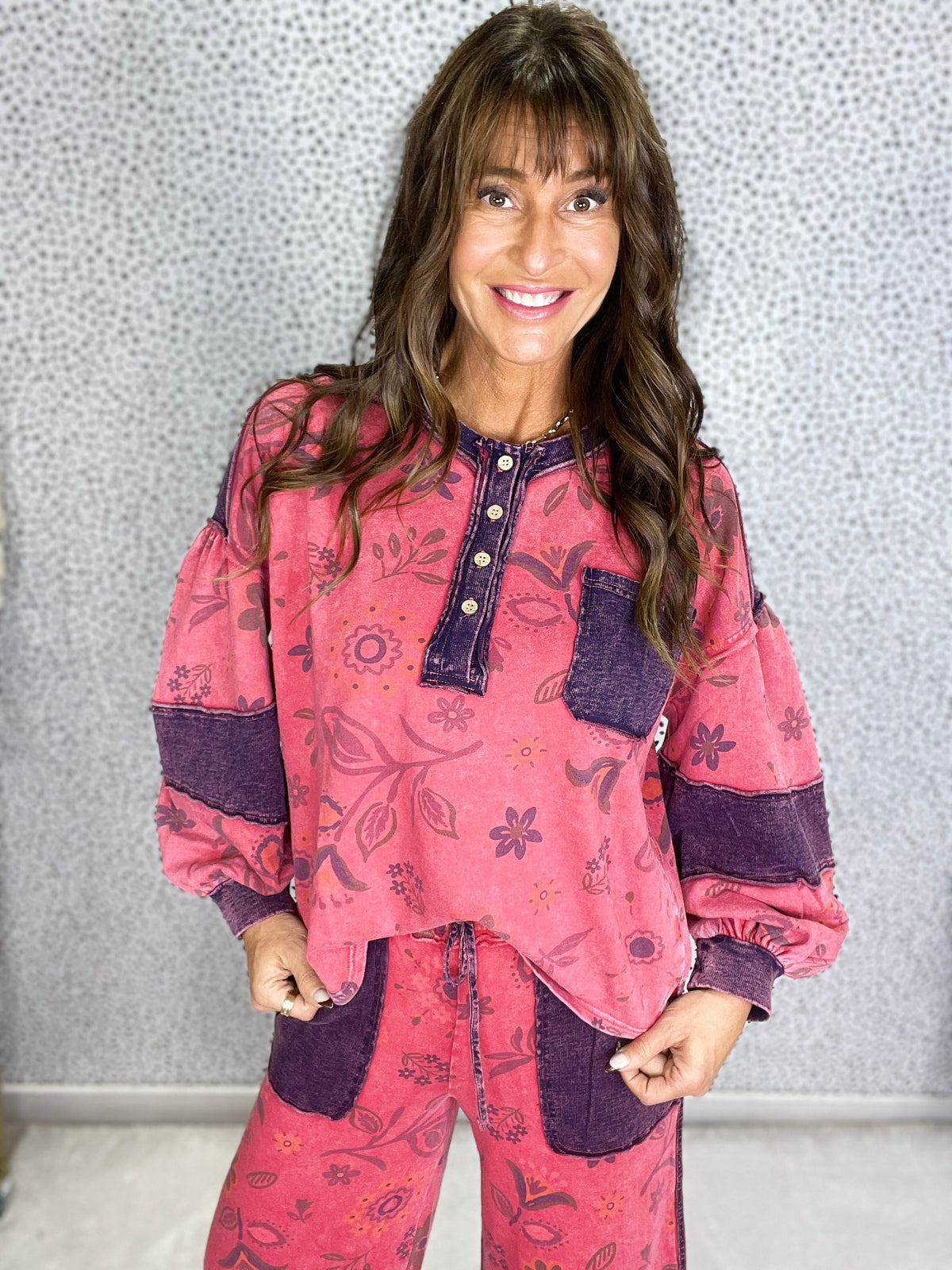 Garden Light Floral Printed Top In 3 Colors