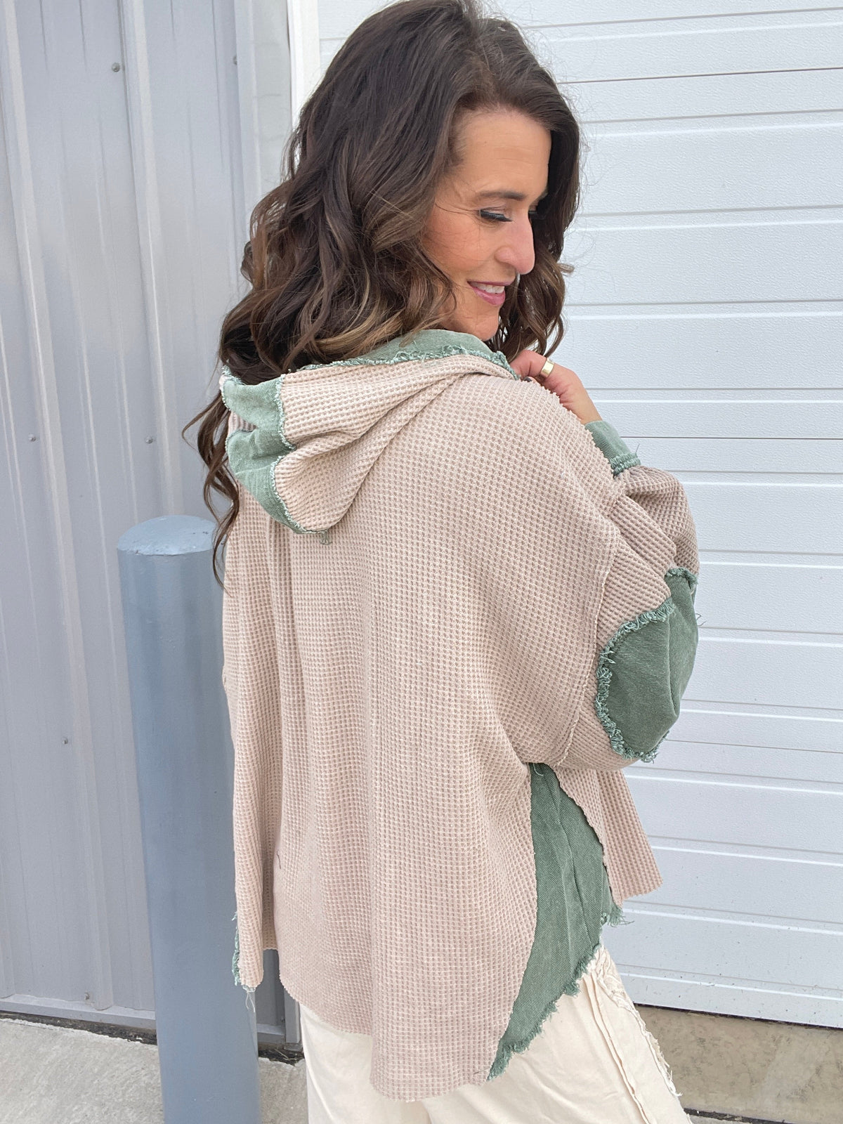 POL My Way To You Button Up Hooded Top In 2 Colors *Final Sale*