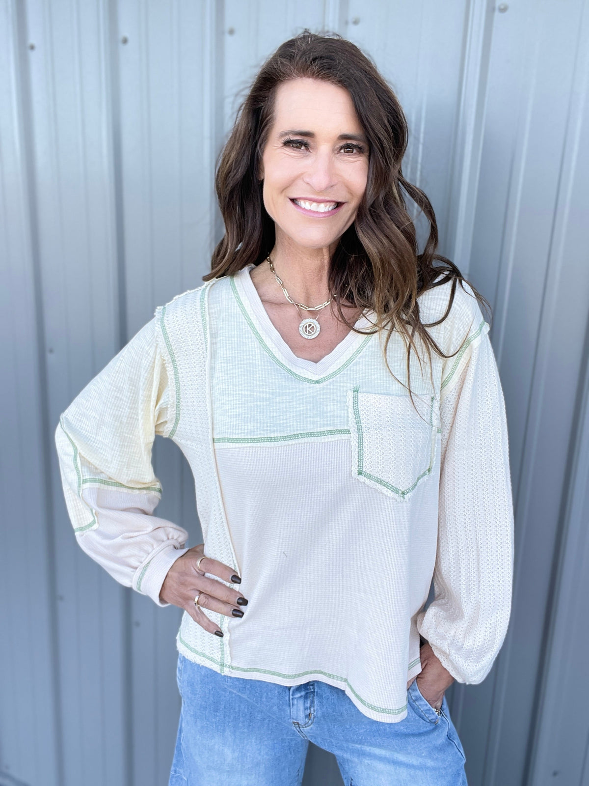 POL Take On The World Thermal Top In 2 Colors *Final Sale*