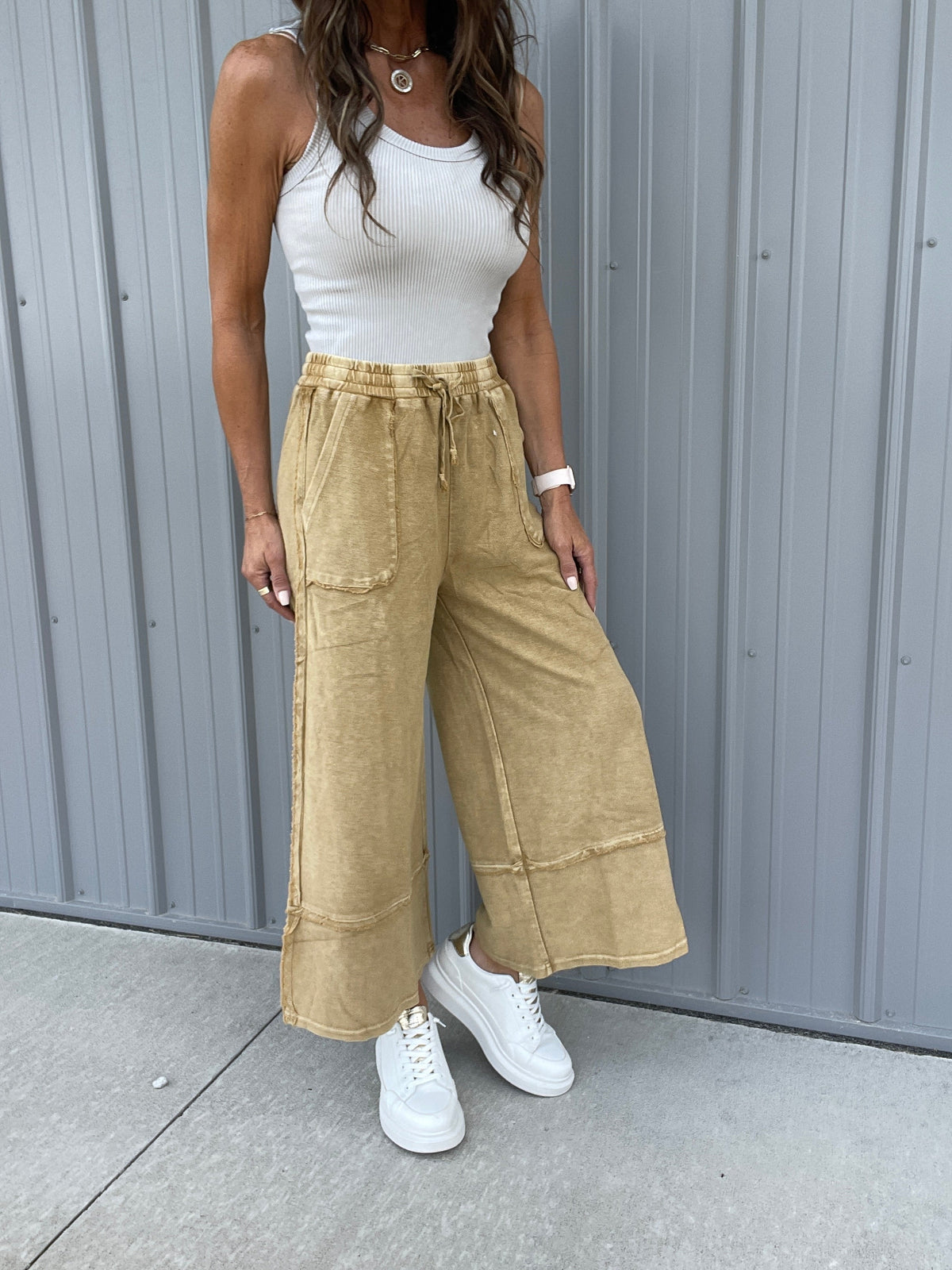 Not The Only One Wide Leg Palazzo Pants In 11 Colors *Final Sale*