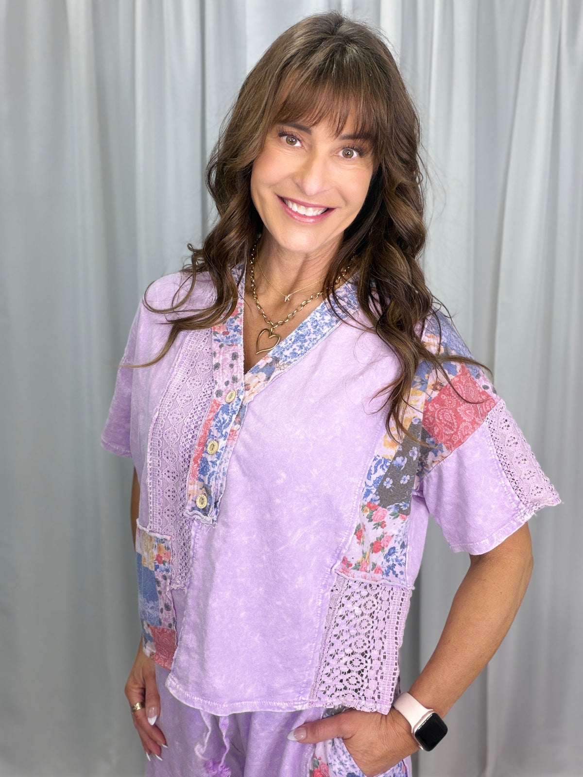Timeless Tapestry Lace Bandana Blouse in 4 Colors