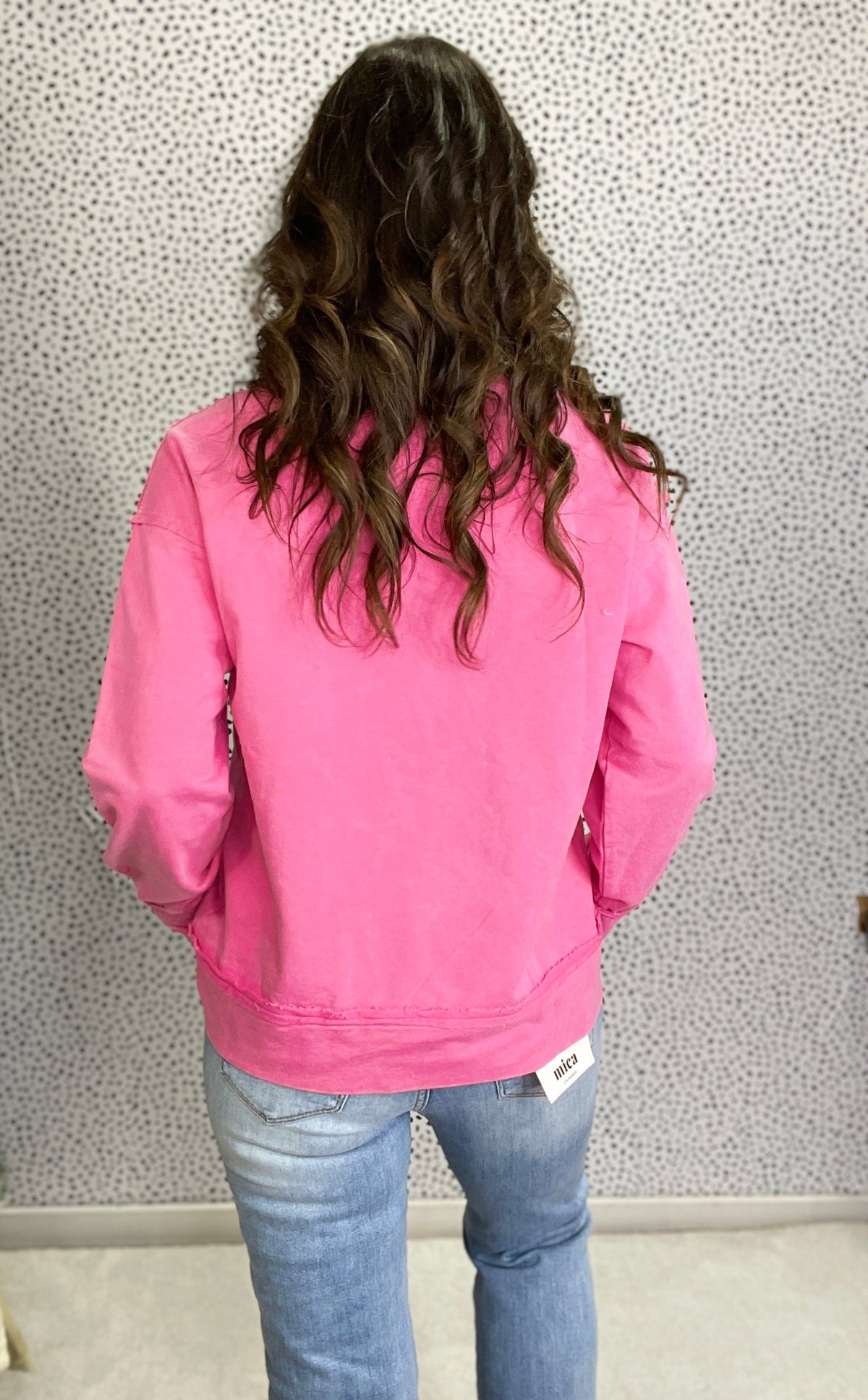 So Many Hearts Beating Crewneck In Pink