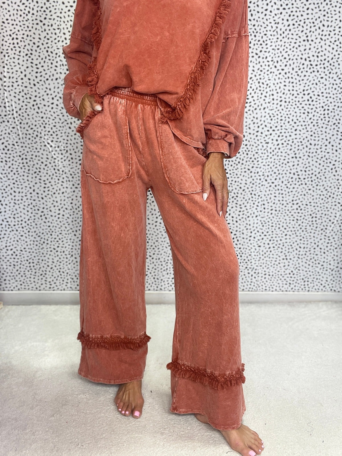 The Boho Bloom Lounge Pants In 4 Colors *Final Sale*