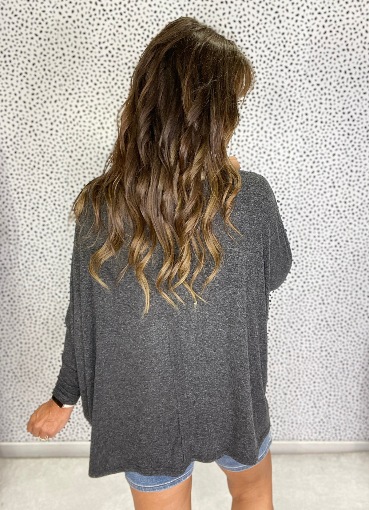 Peace Patch Mélange Knit Top In 3 Colors *Final Sale*