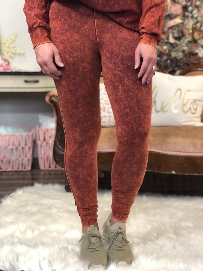 Persimmon Mineral Wash Leggings *Final Sale*