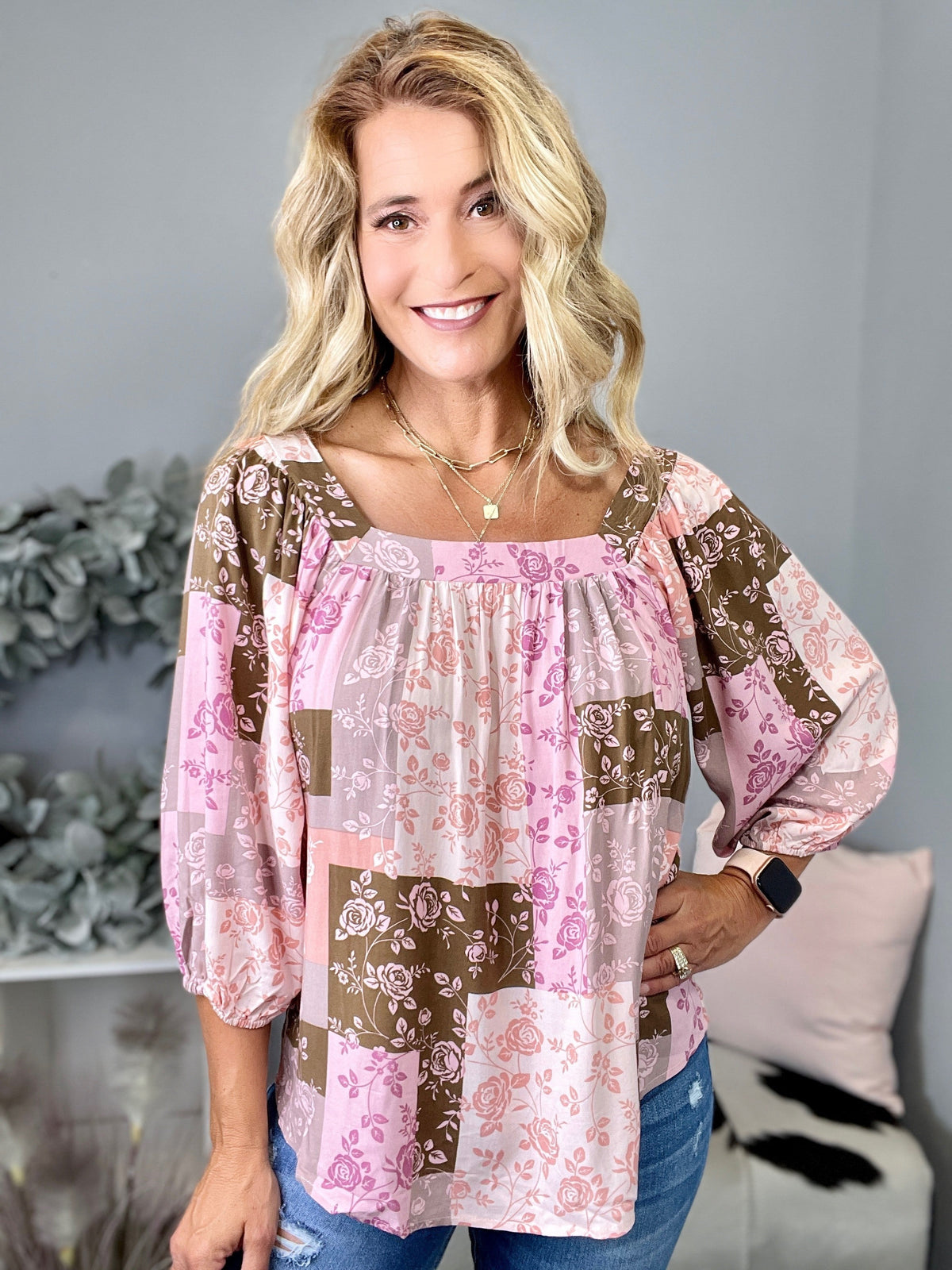 Thinking Bout You Floral Top