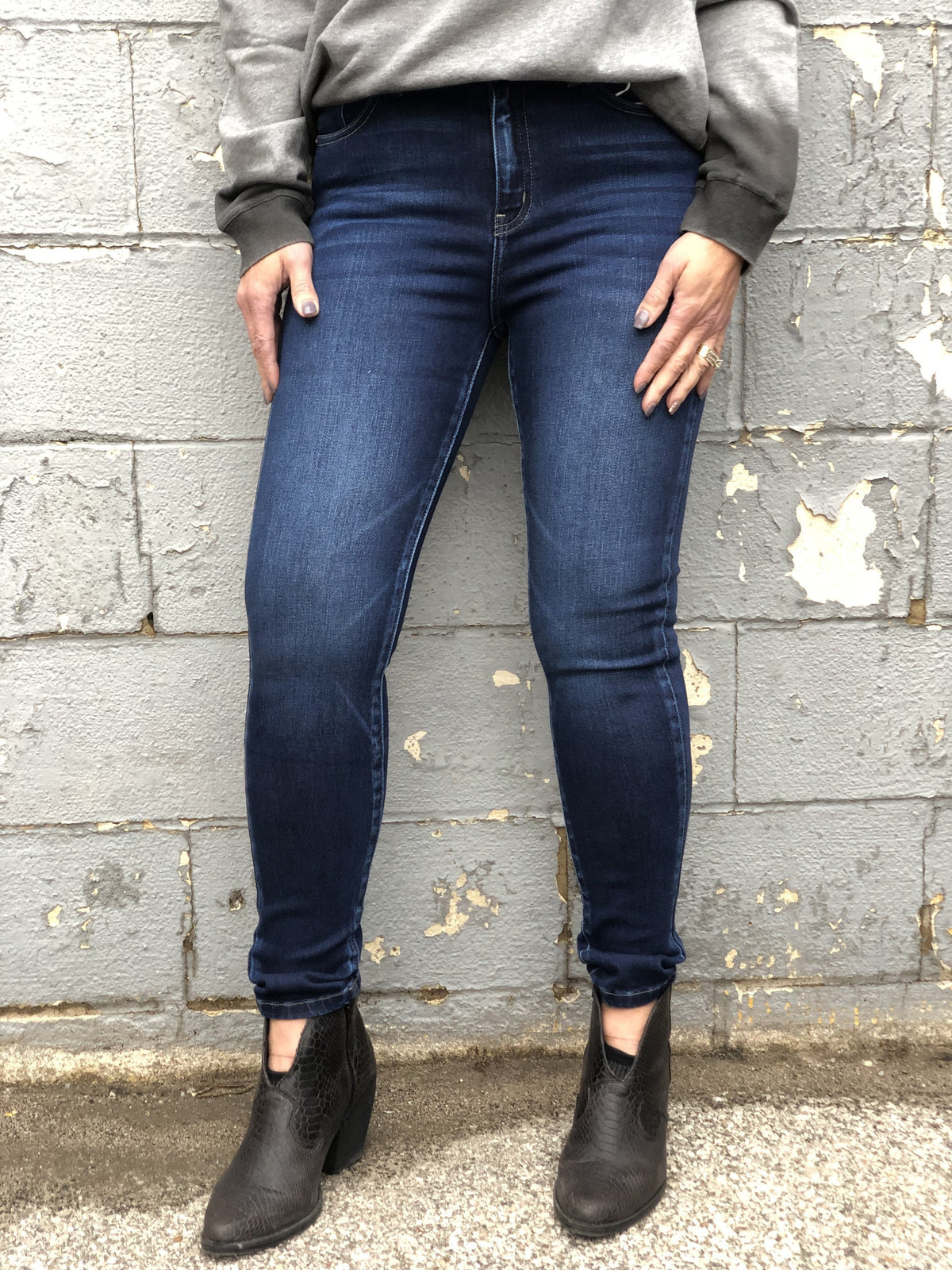 KanCan Ginny High Rise Non-Distress Jean 42D *Final Sale*