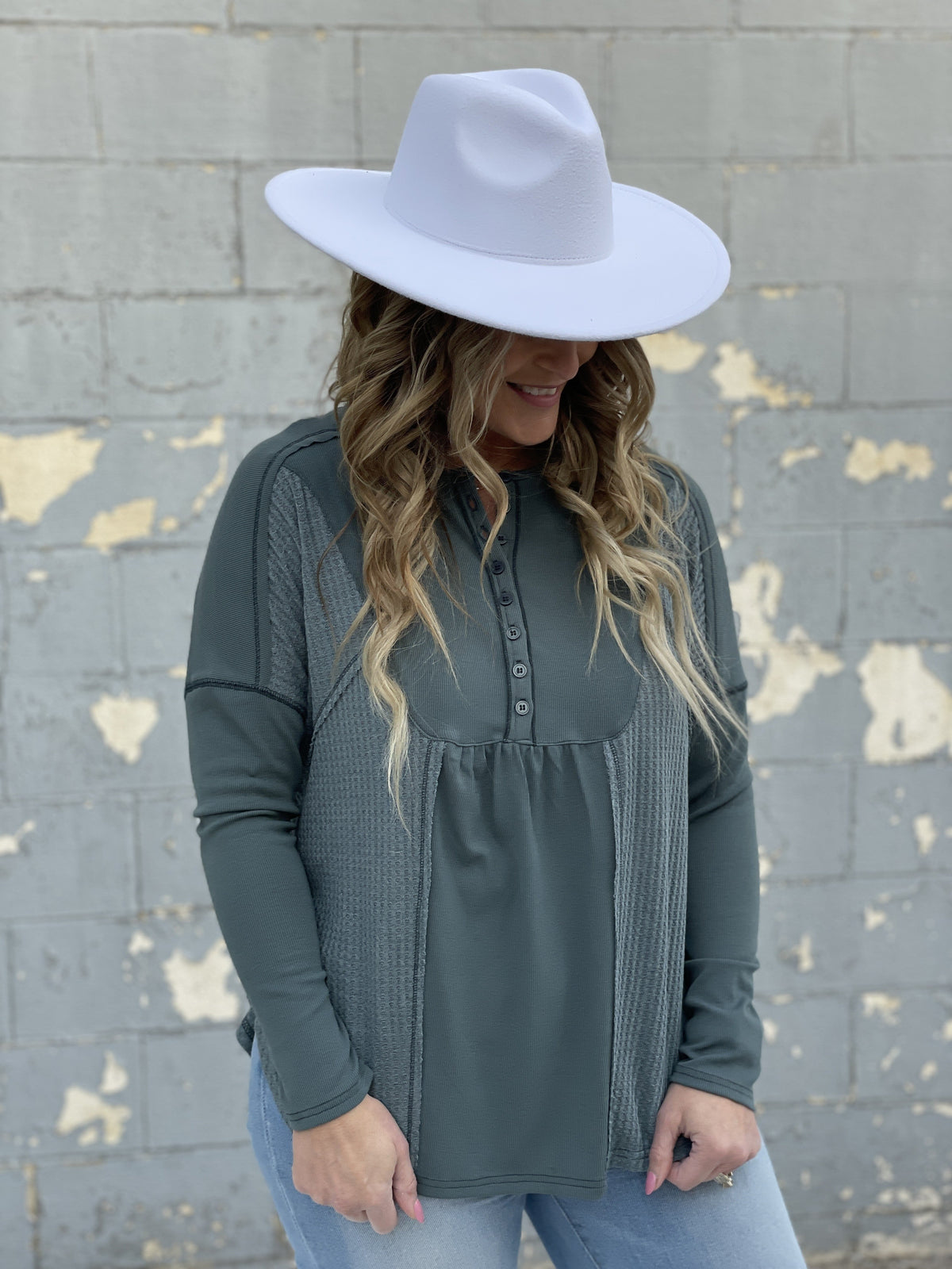 Mixing It Up Henley Easy Top