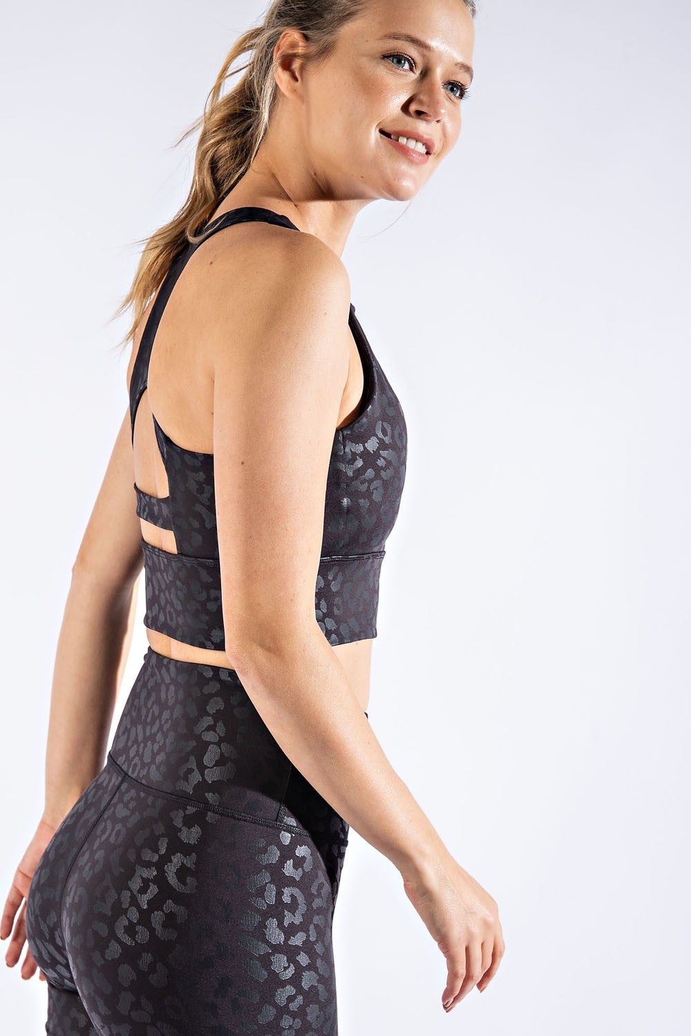 Animal Print Chintz Padded Sports Bra *Final Sale*