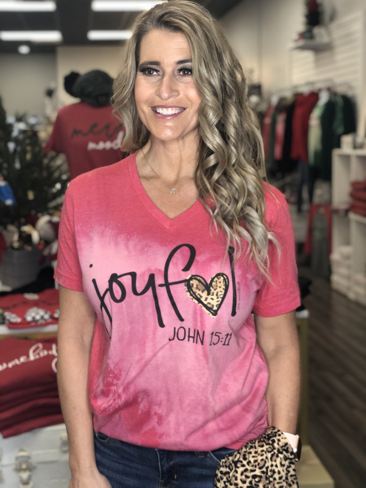Joyful Animal Heart Bleach Tee *Final Sale*