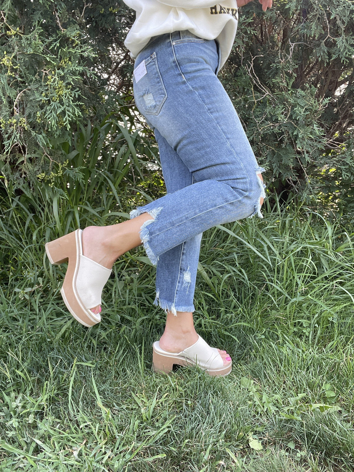 Risen Natalie Straight Ankle Jeans 079 *Final Sale*