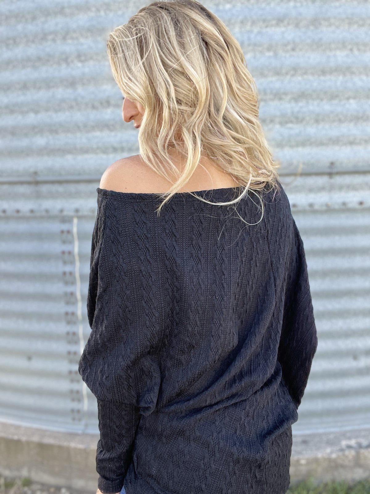 At A Glance Off The Shoulder Tunic Top *Final Sale*