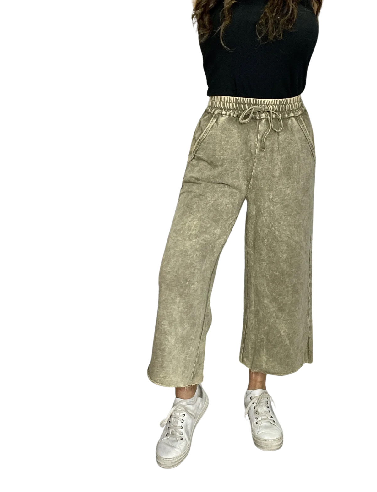 Iced Details Taking It Easy Lounge Pants Mocha *Final Sale*