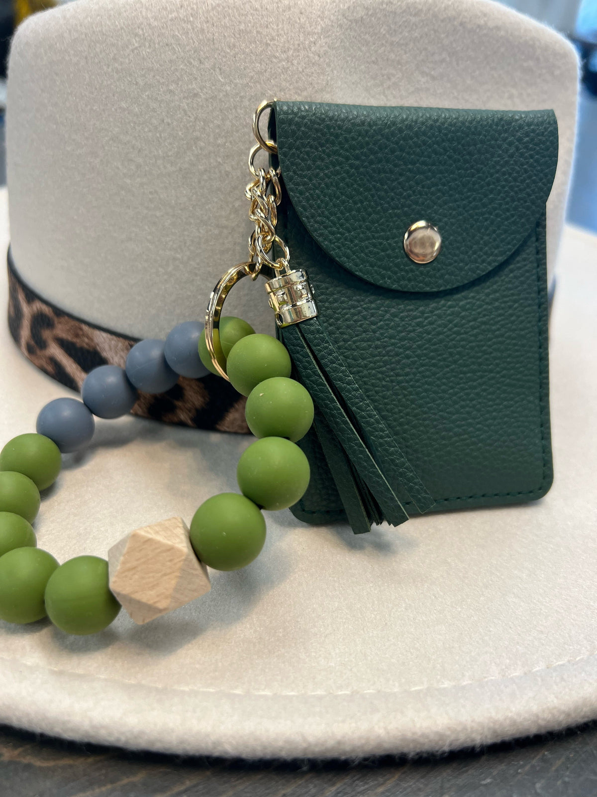 Mini Cardholder Beaded Bracelet