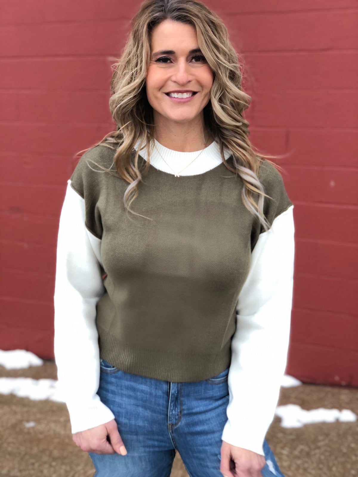 Olive Intentions Sweater *Final Sale*