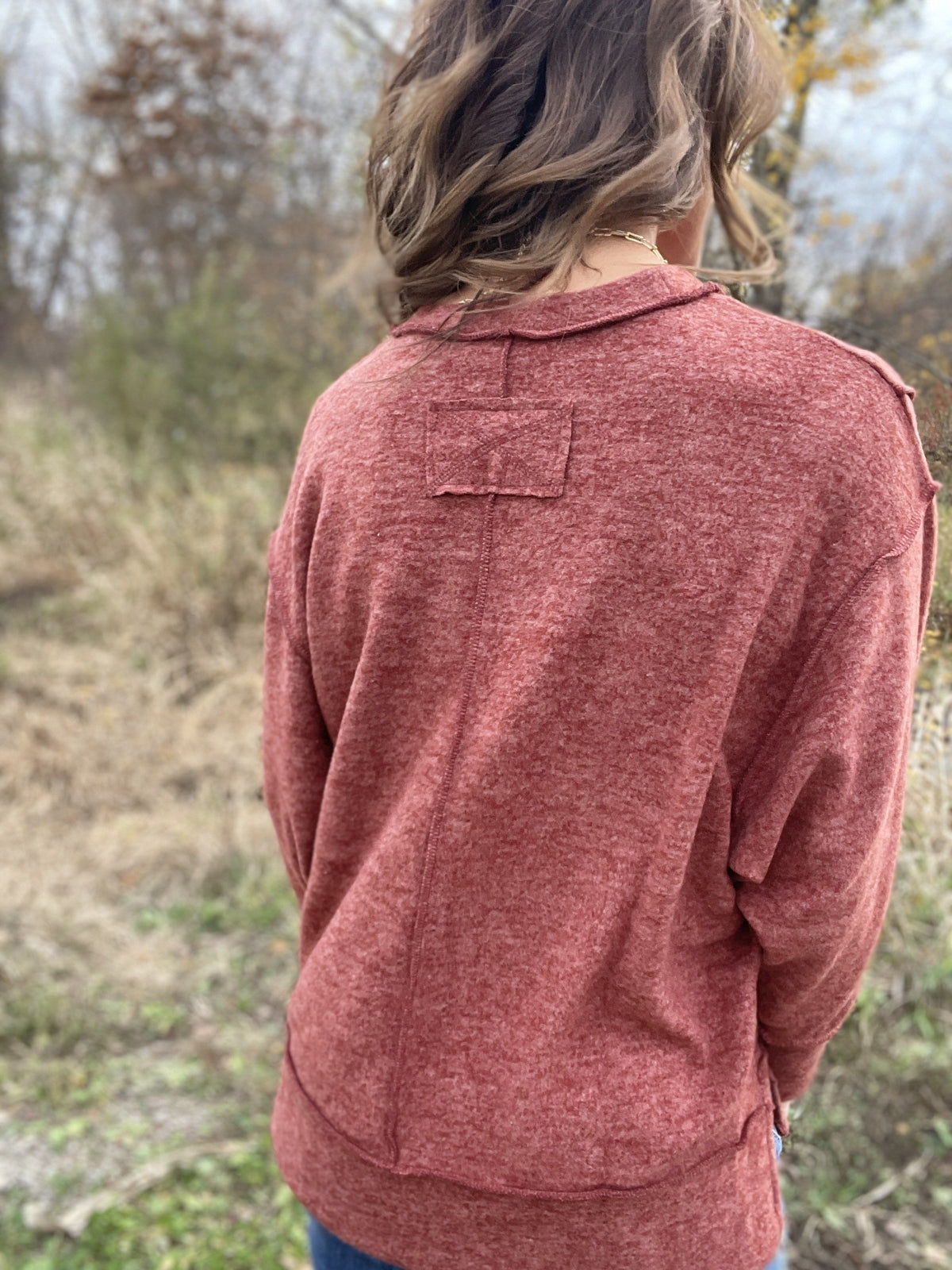 Soft Touch Brushed Sweater Top