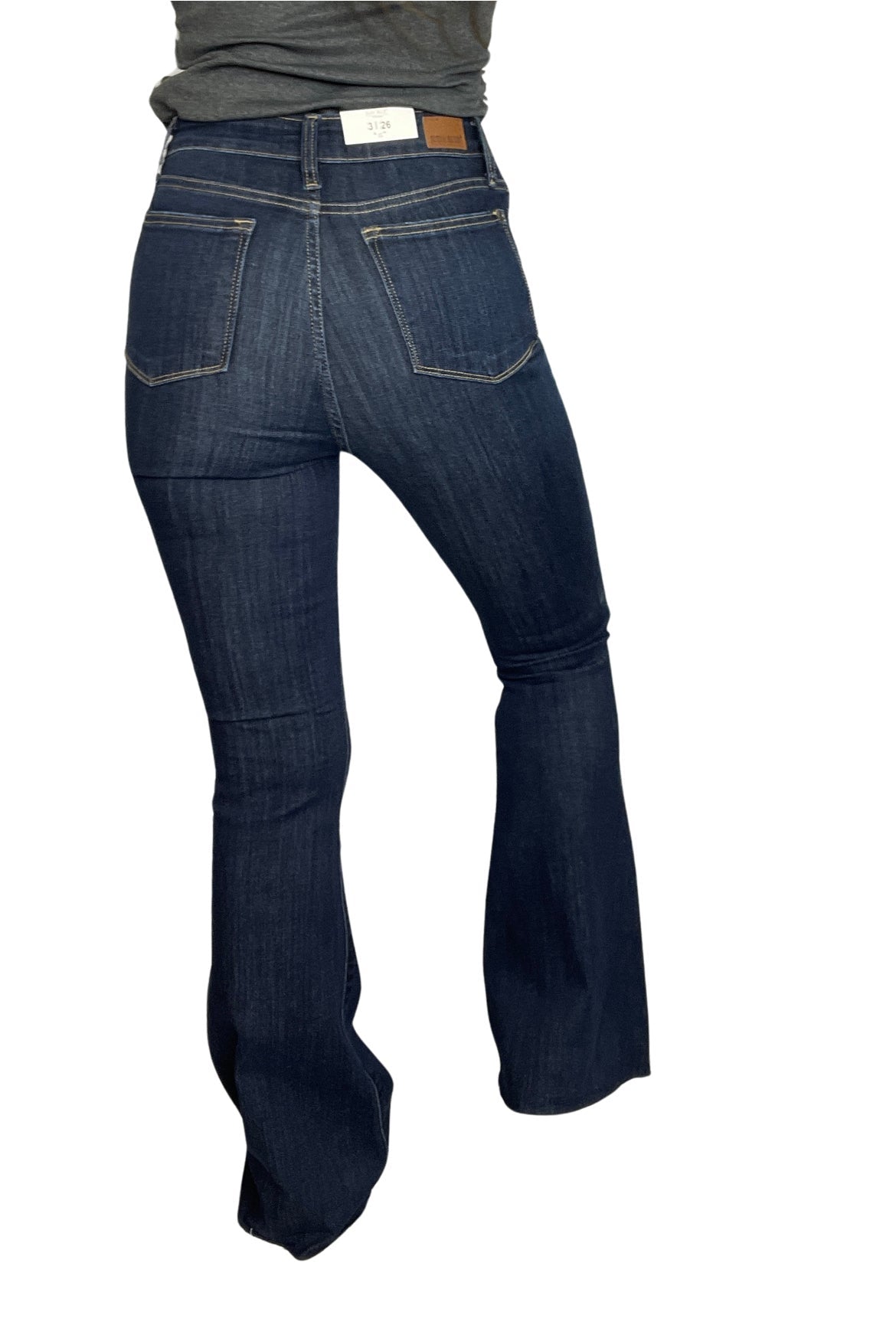 Judy Blue Jeanna High Rise Raw Hem Flare 343 *Final Sale*