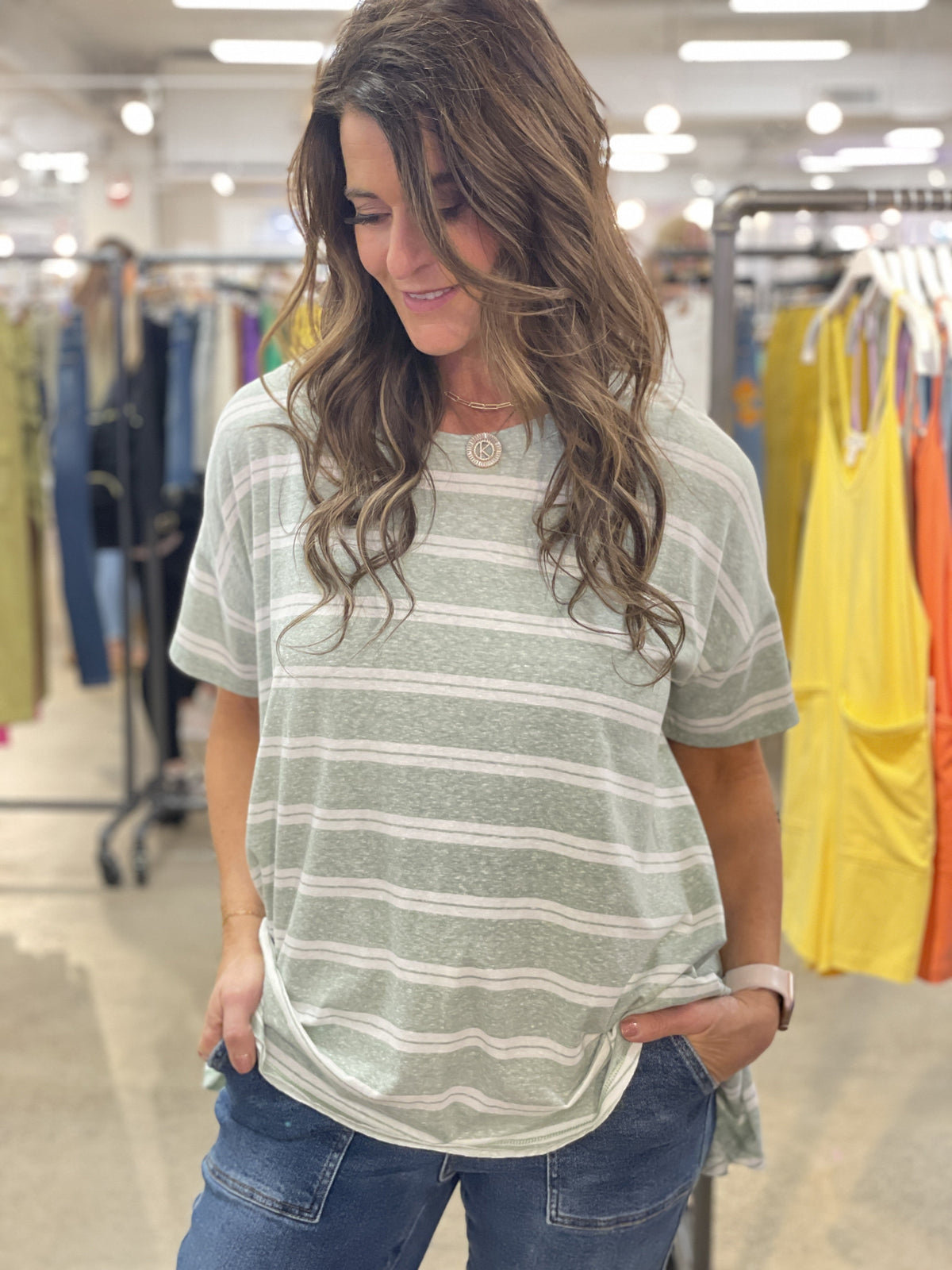 Missed Opportunity Striped Oversized Tee *Final Sale*