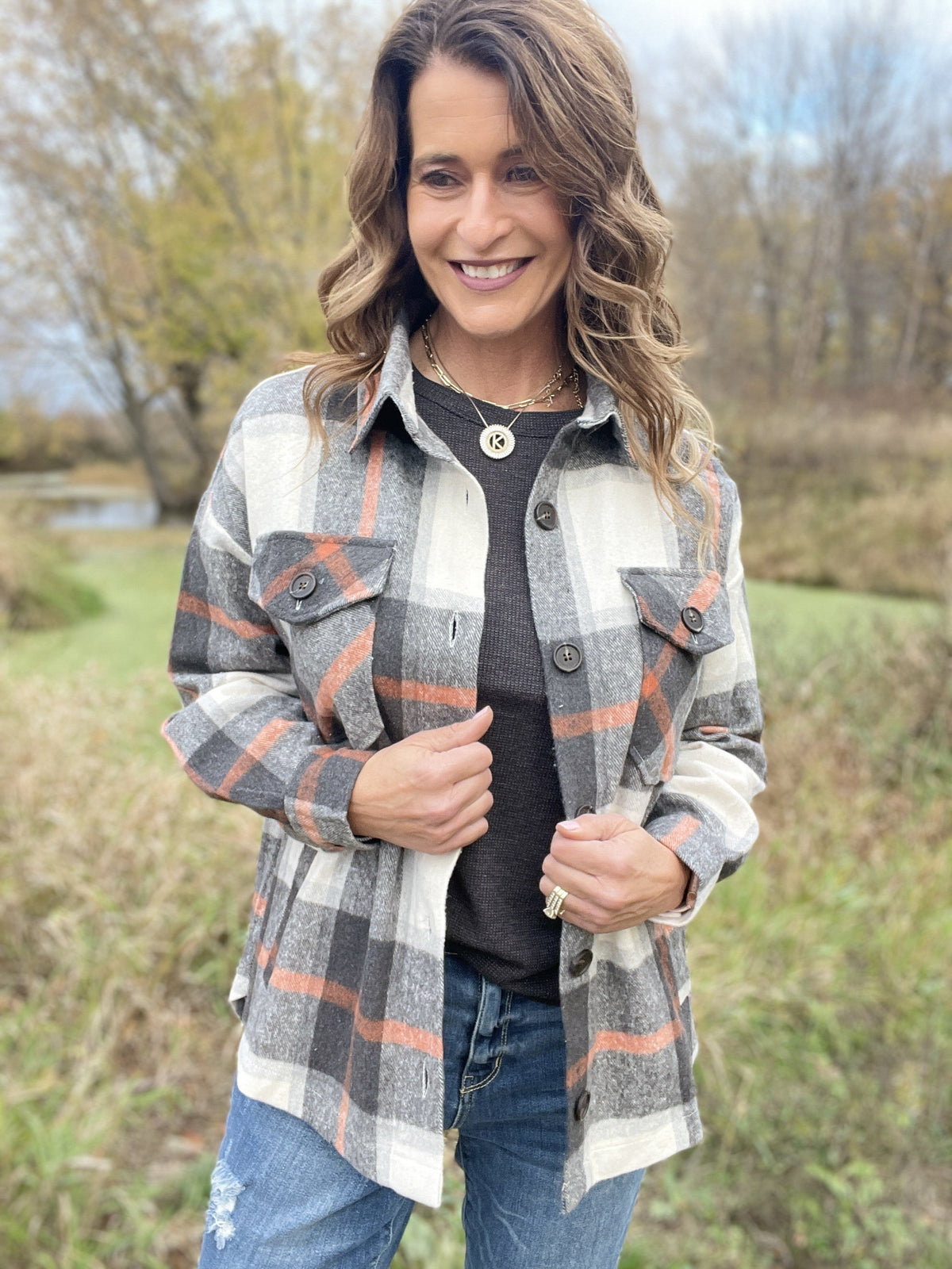 Perfect World Plaid Shacket In 3 Colors *Final Sale*