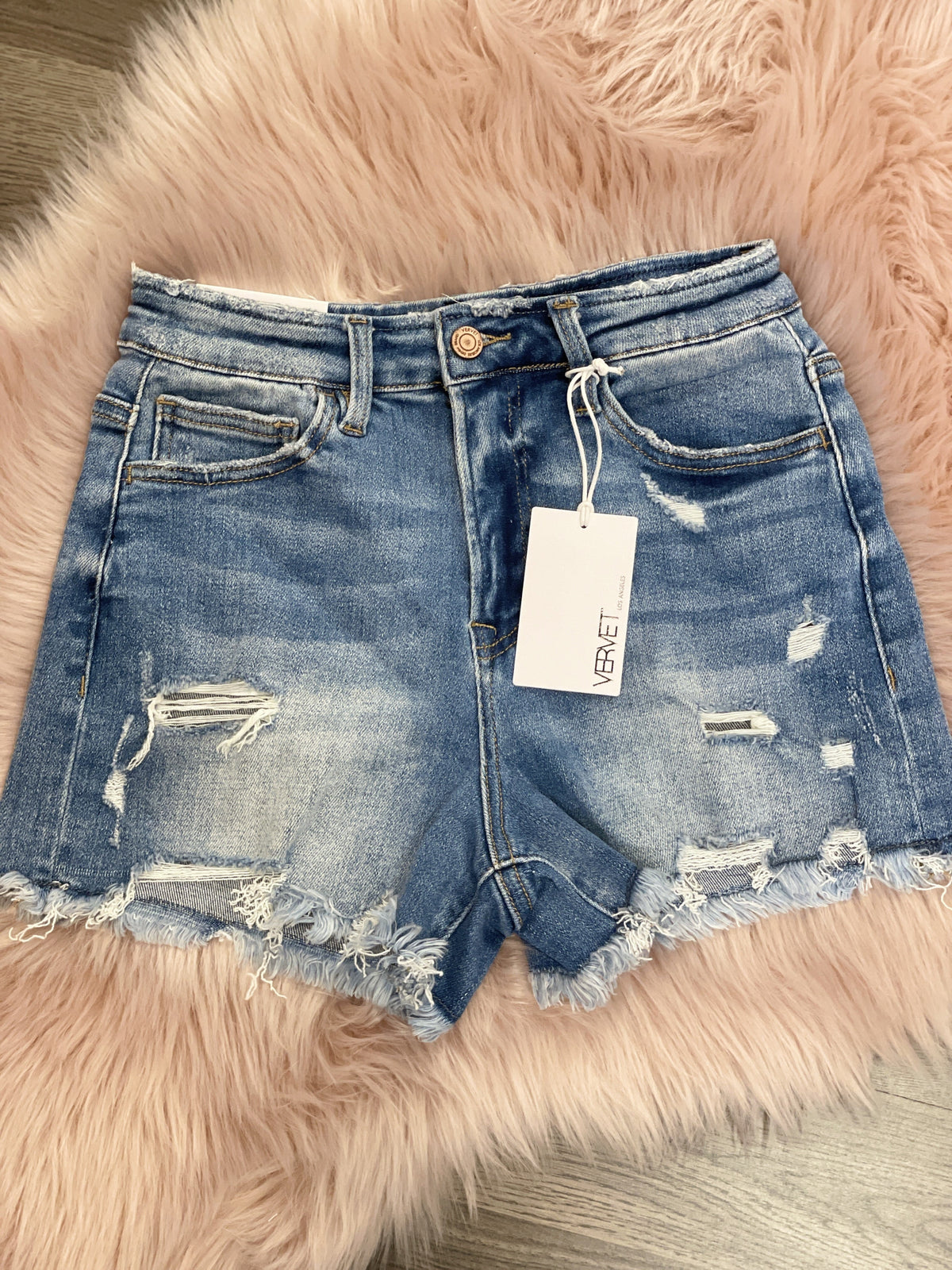 Vervet Cathy Mom Stretch Shorts 258 *Final Sale*