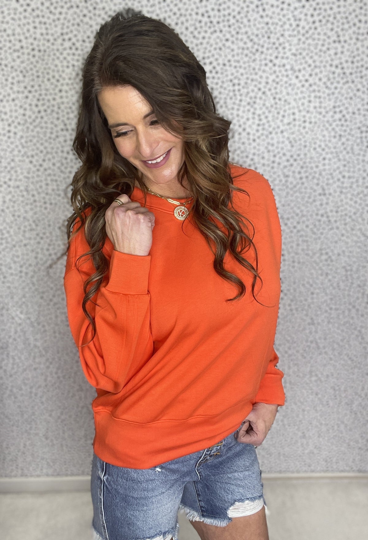 Absolutely Yes Scuba Crewneck Sweatshirt In Five Colors *Final Sale*