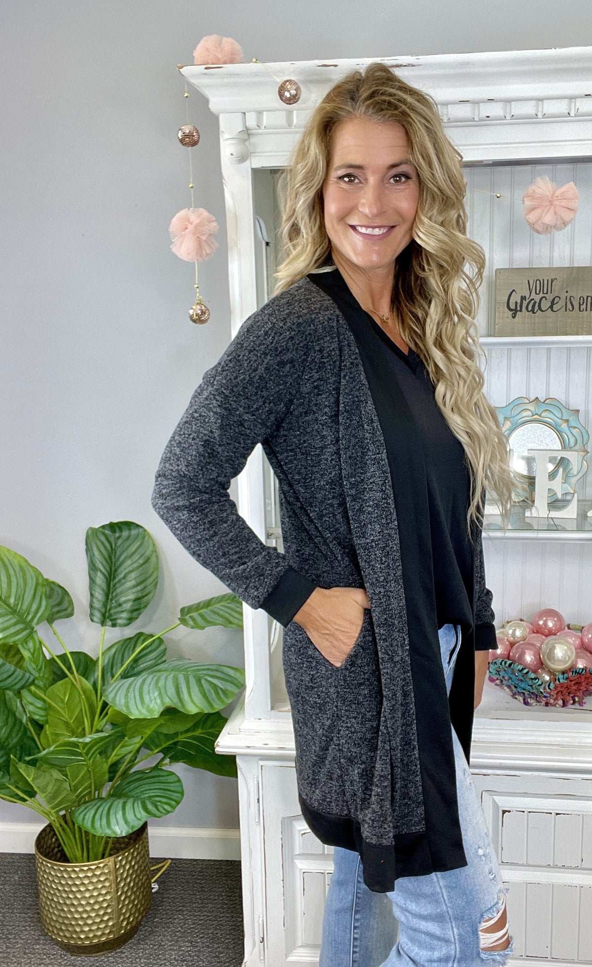 Mixed Notes Cardigan *Final Sale*