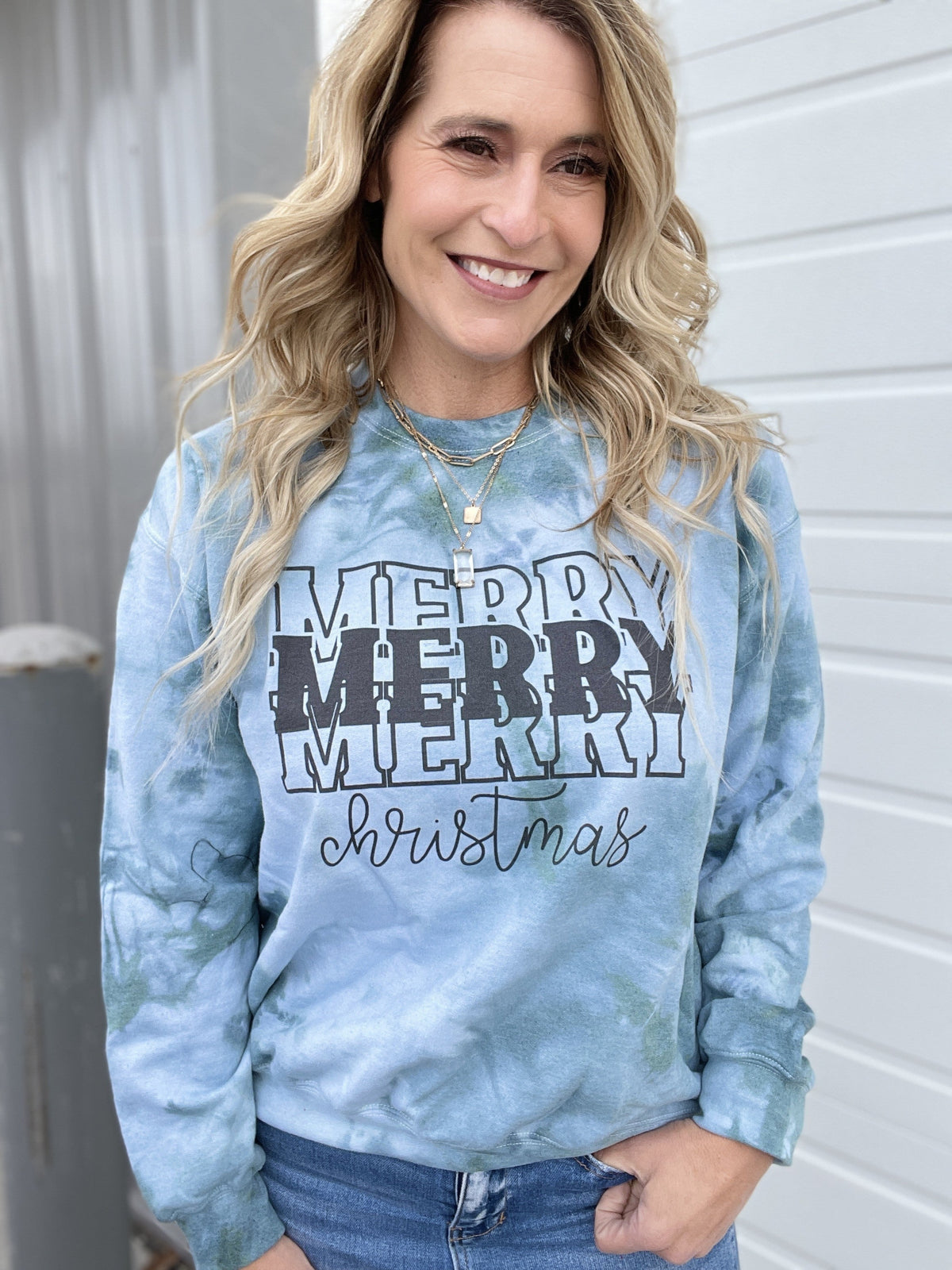Merry Merry Merry Christmas Sweatshirt *Final Sale*