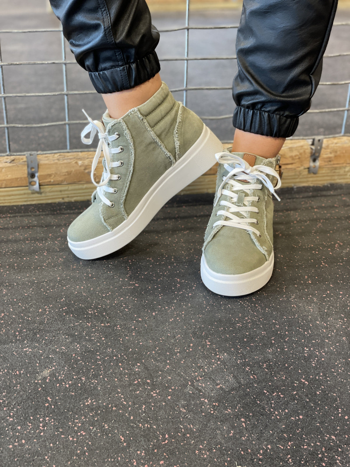 Yellow Box Eleni Sage Sneakers *Final Sale*