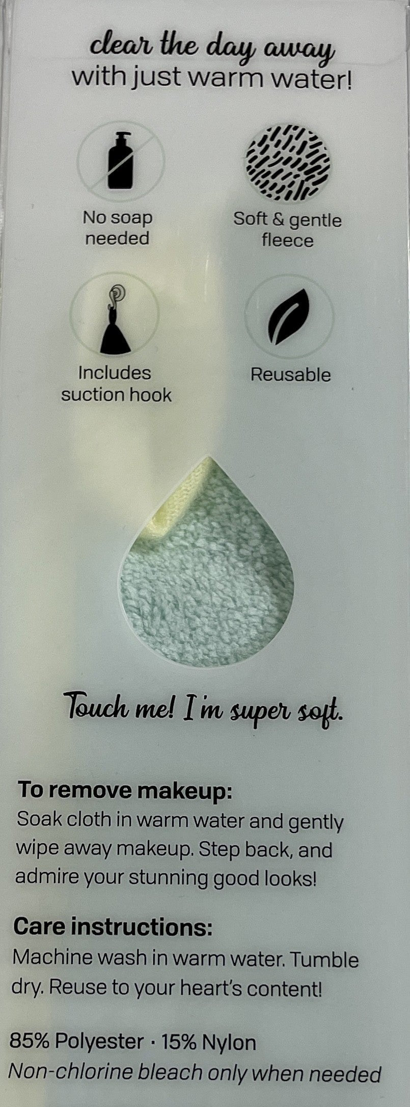 In The Clear Makeup Removing Towel *Final Sale*