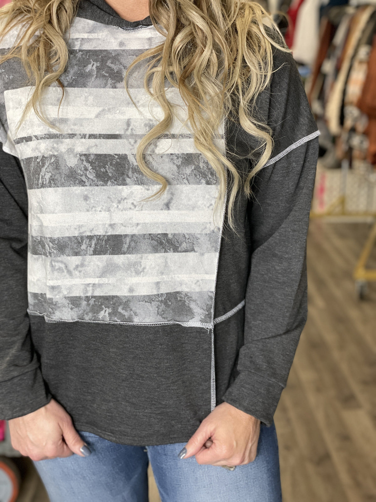 Camo Brush Strokes Hoodie *Final Sale*
