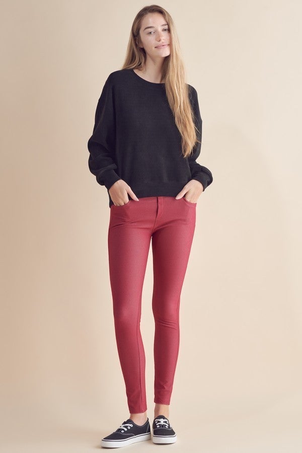 Ready To Go Ribbed Long Sleeve Top In Black *Final Sale*