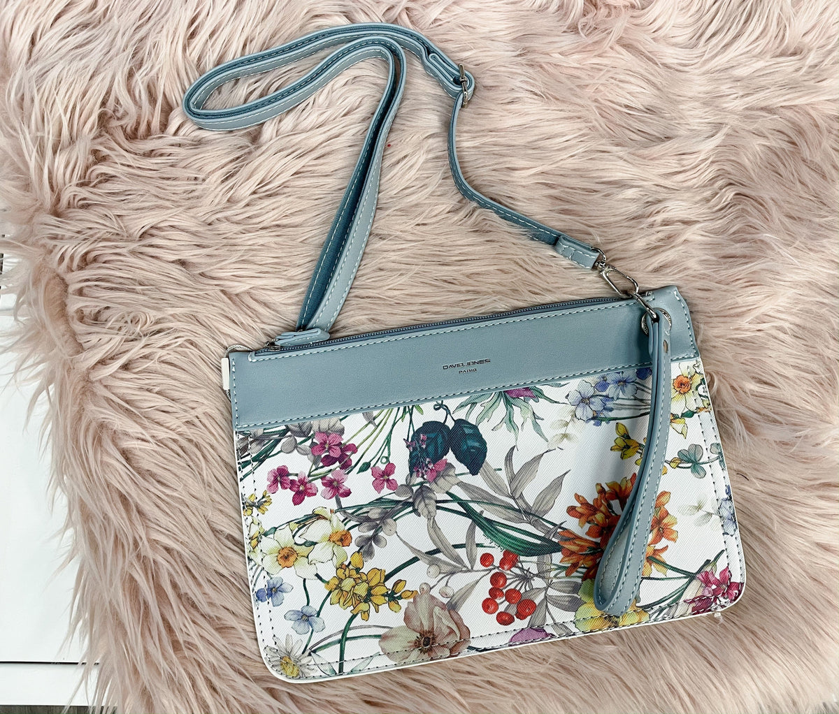 Fresh Floral Clutch Crossbody