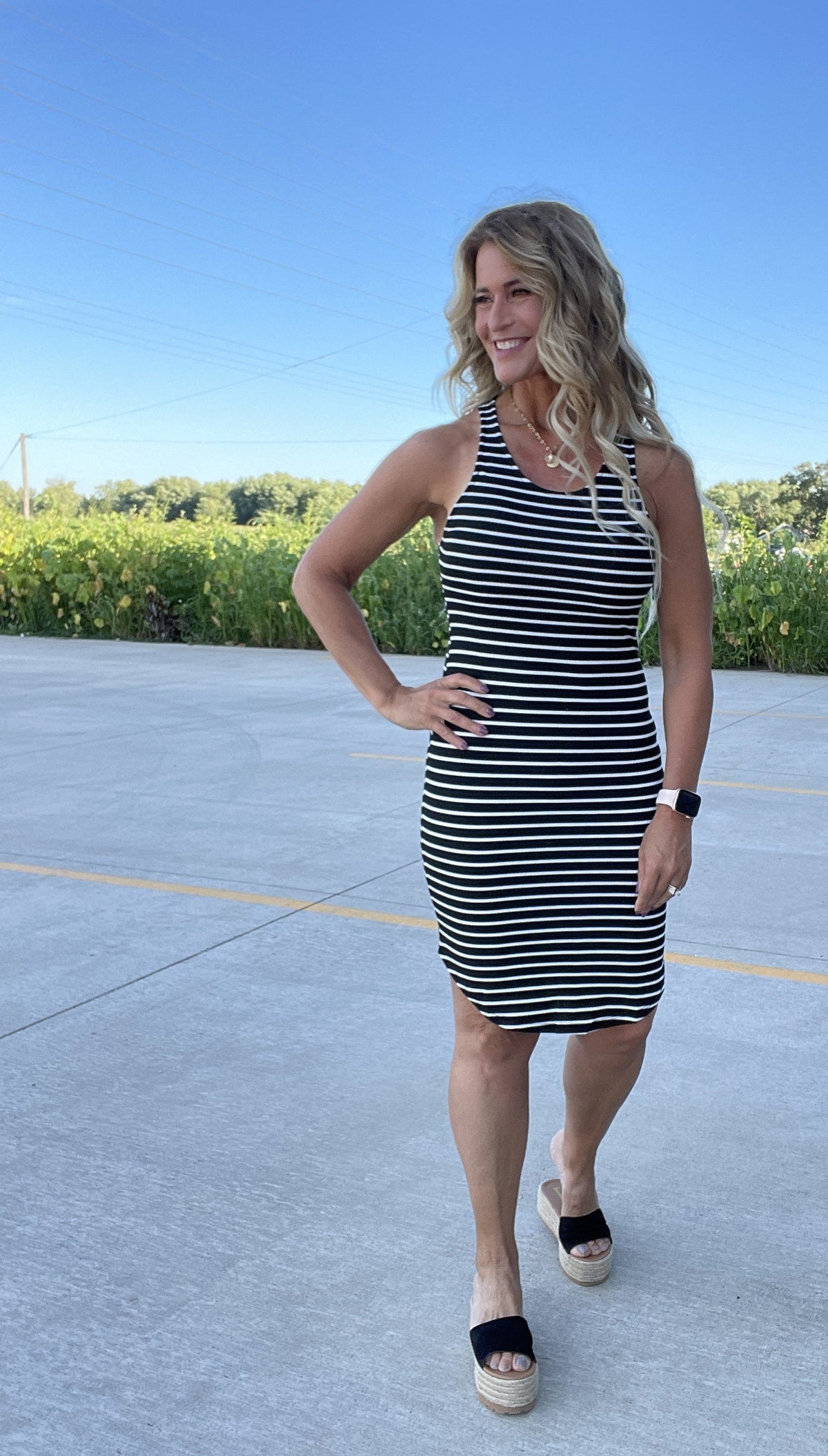 It's A Fine Line Dress *Final Sale*