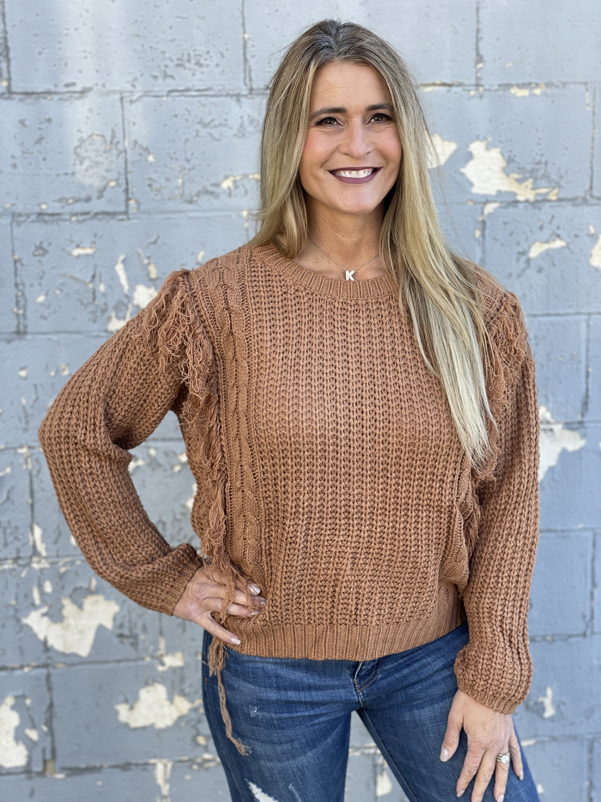Fringed On The Edge Sweater *Final Sale*
