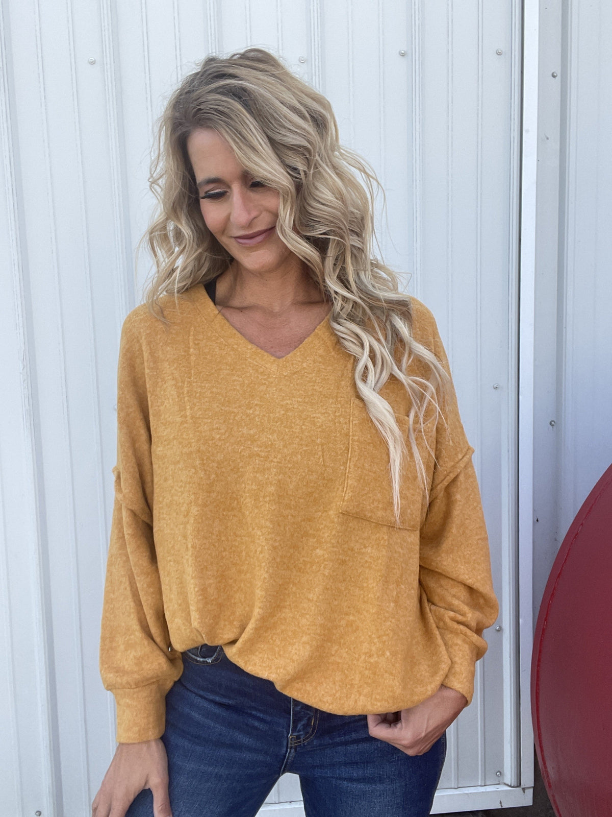 No Foolin Soft Stuff Oversized Top *Final Sale*