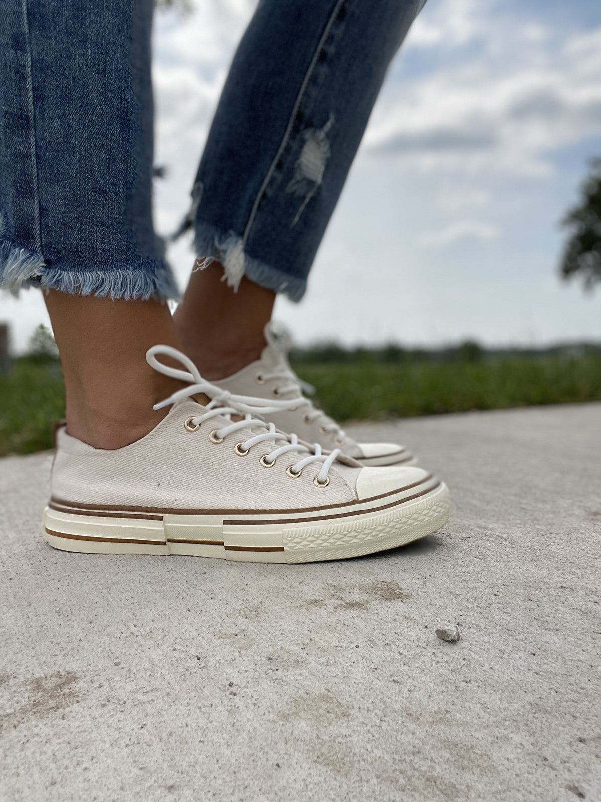 Driana White Sneaker *Final Sale*