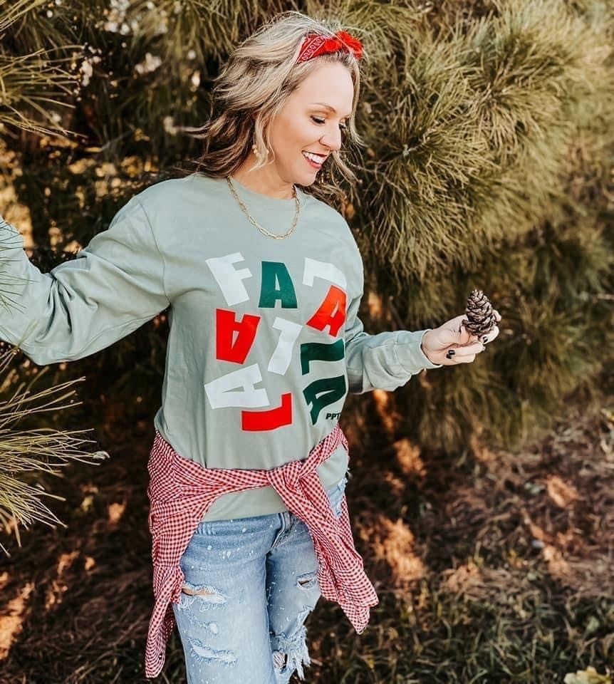 FA LA LA LA LA Long Sleeve Tee *Final Sale*